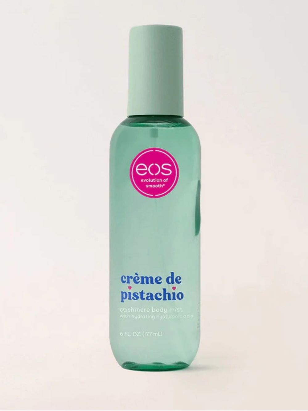 eos Crème de Pistachio Cashmere Body Mist - Mint Green with Pink Logo - 6 oz
NWT